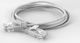 Wantec U/UTP Cat.6a (Gigabit) Καλώδιο Δικτύου Ethernet 0.2m Λευκό