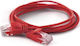 Wantec U/UTP Cat.6a (Gigabit) Мрежов Кабел Ethernet 3м Червен