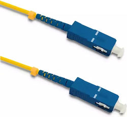 Qoltec 54298 Fibră Optică 2m Galbenă