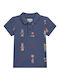 Guess Children's Polo Short Sleeve Blue