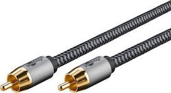 Goobay 65297 RCA male - RCA male 3m