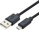 TB Print Редовна USB 2.0 до микро USB кабел Черен 3м (AKTBXKU2PBAW30B) 1бр