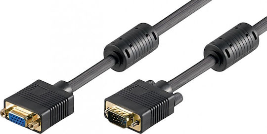 Goobay Кабел VGA мъжки - VGA мъжки Черен 1.8м (93613)
