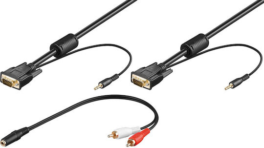 Goobay Cablu VGA - VGA Negru 3m (93969)