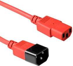 Microconnect IEC C13 / IEC C14 - IEC C13 / IEC C14 Cable 3m Κόκκινο PE1413R3 Microconnect IEC C13 / IEC C14 - IEC C13 / IEC C14 Cable 3m Κόκκινο PE1413R3