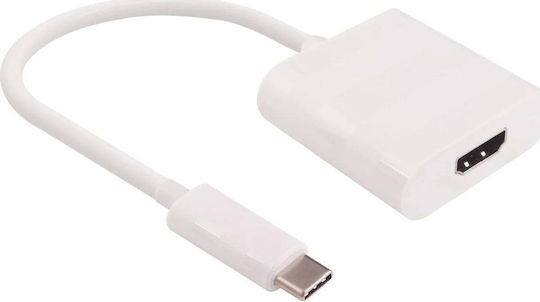PremiumCord USB-C / HDMI Männlich zu USB-C / HDMI Weiblich Konverter