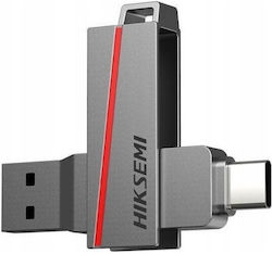 Hikvision 32GB USB 3.2 USB-A & USB-C Gray