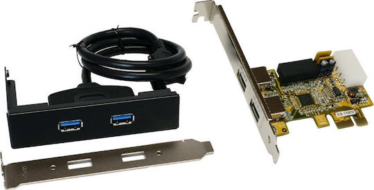 Exsys Κάρτα PCIe σε θύρα USB 3.2