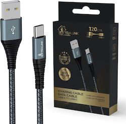 Extralink USB 2.0 USB-C male - USB-A / USB-C 15W 1.2m