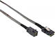 InLine Mini SAS - Mini SAS Cable 100cm Γκρι (27628B)