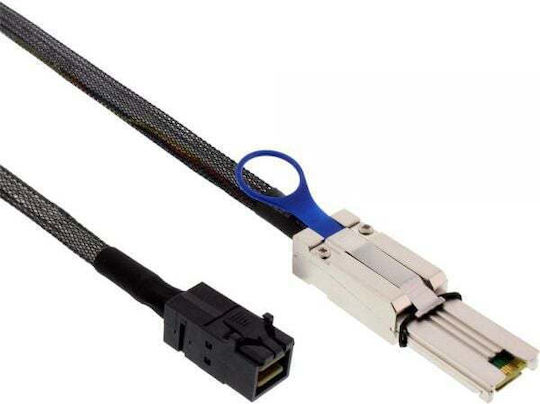 InLine Mini-SAS - Mini-SAS Kabel 100cm Schwarz (27636B)