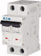 Eaton Automatic Circuit Breaker 2p D 6a 6ka Ac Pl6-d6/2 286576