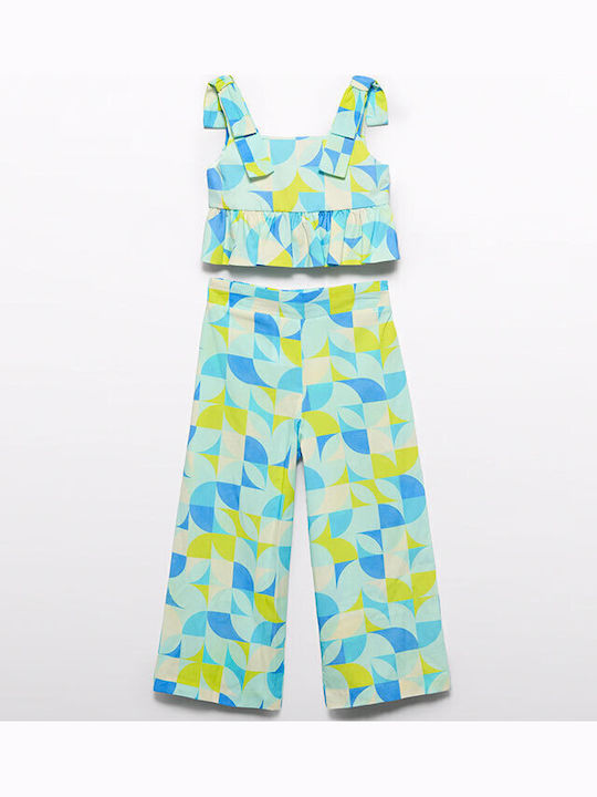Kids' Set with Pants Summer 2pcs Blue