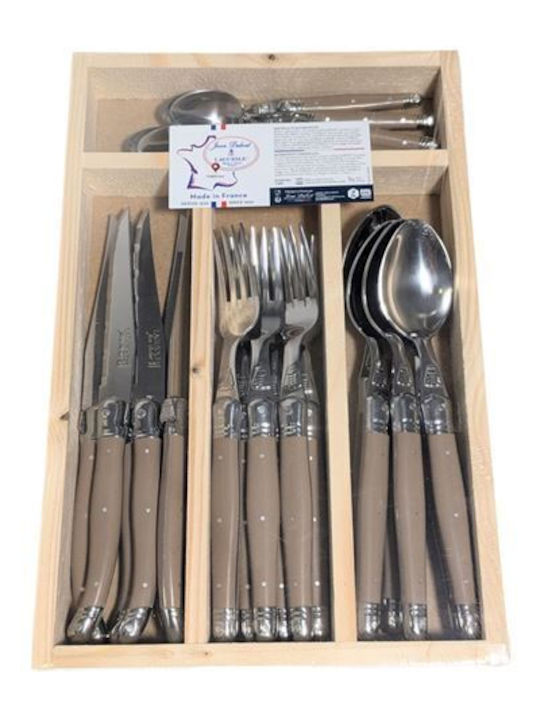 Lou Laguiole Cutlery Set Blue 24pcs
