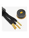 Crep Protect 1175403-BLACK/GOLD Schnürsenkel Black/Gold 2Stück 120cm