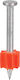 Bht8226 Nägel 100 Stück Baumaterialien 22mm Isolierung Rot Vat6300 Bormann 076230