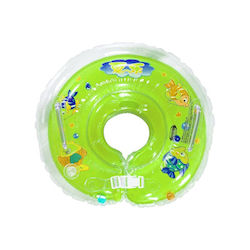 Inflatable Kids' Swim Ring Green