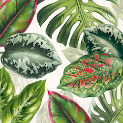 Decoupage Napkin 1 Pc Exotic Leaves