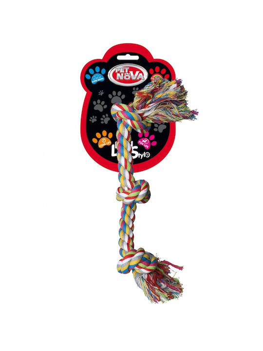 Pet Nova Играчка за куче Памучно въже с 3 възела 38см