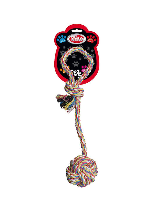 Pet Nova Dog Toy Cotton Ball Rope 9x50cm