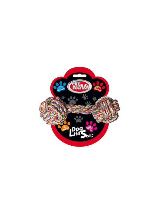 Pet Nova Παιχνίδι Σκύλου Cotton Rope Dumbell 17cm