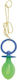 Karnevalsaccessoire Schnullerkette Riesen Sound 080040