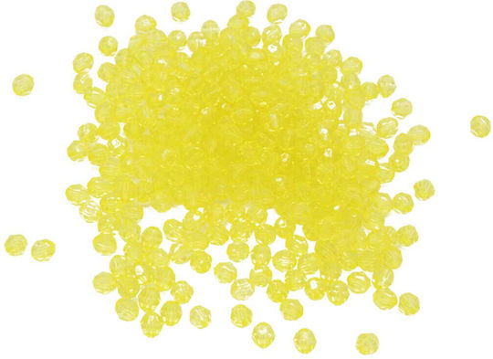 Beads Crystals 8mm 500g Yellow