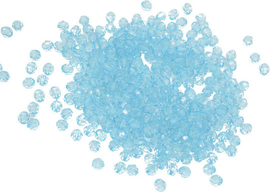Kristallperlen 10mm 500g Aquamarin