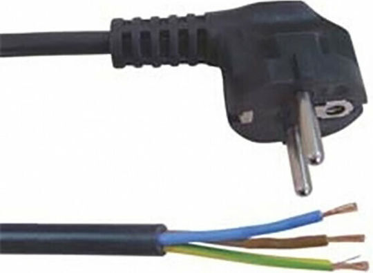 Καλώδιο Ρεύματος Διατομή 3x1.5mm² Μαύρο 4m Ιταλίας