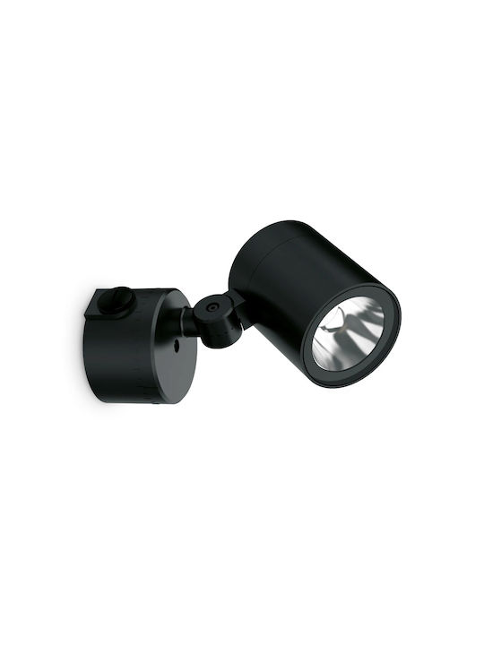 Ideal Lux Single LED Spot in Black Color