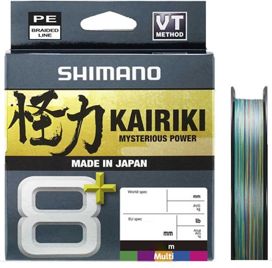 Νήμα Shimano Kairiki 8 Plus 150m 0.13mm 8.3kg Πολύχρωμο