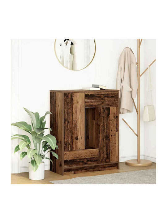 Wooden Chest of Drawers Coffee 73x31x90cm