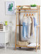 Next Floor Garment Rack made of Wood Brown 50x40x140cm