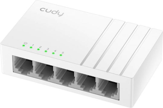 Cudy GS105U v1 Unmanaged L2 Switch με 5 Θύρες Gigabit (1Gbps) Ethernet