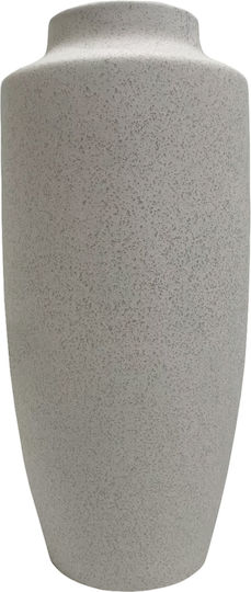 HomeMarkt Dekorative Keramikvase Galad Ecru F18xH17.5cm
