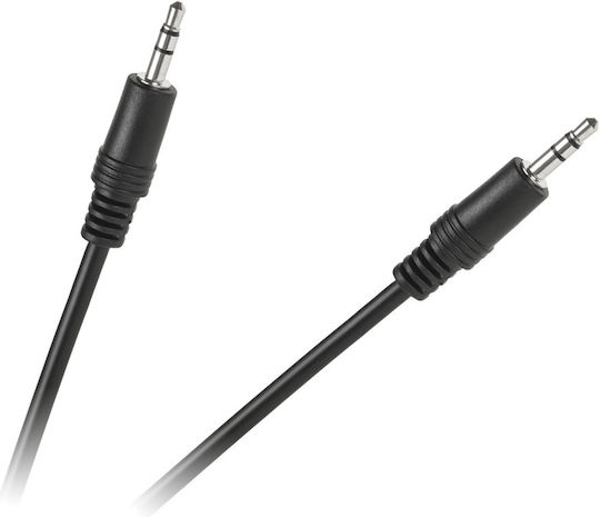 Lechpol 3.5mm Jack Cable - 3.5mm Male to 3.5mm Male Black Length 5m KPO2743-5