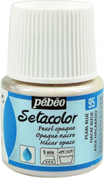 Setacolor Shimmer Opaque Pebeo Pearl Blue 45ml