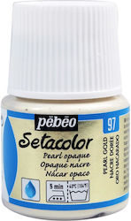 Setacolor Shimmer Opaque Pebeo Pearl Gold 45ml