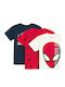 Σετ Παιδικά T-shirts Κόκκινα Spiderman