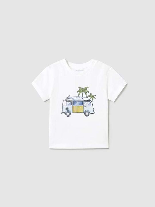 Mayoral Kids' T-shirt White Play