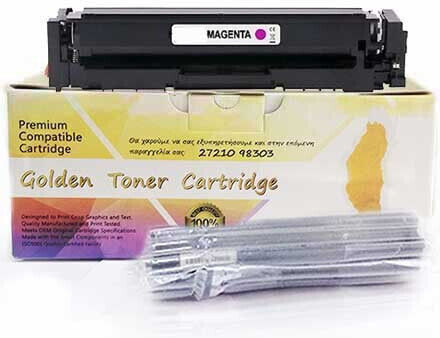 Compatible HP CF543X 203X Magenta Golden Toner 2500 Pages Compatible HP Color LaserJet Pro M254dw 254nw HP Color LaserJet Pro MFP M280nw 281fdn 281fdw HP 203X A HP CF543XA