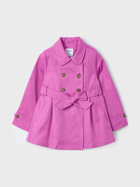 Kids' Trench Coat Orchid