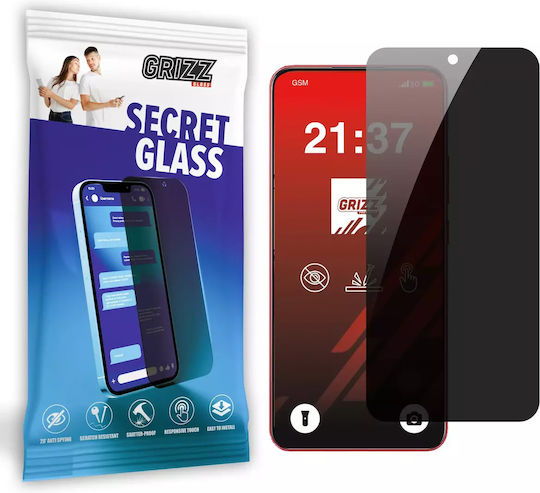 GrizzGlass Ceramic Privacy Tempered Glass (Oppo A5 Pro, GrizzGlass)