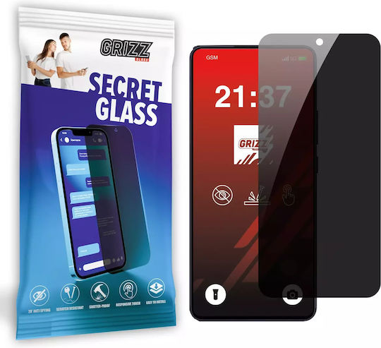 GrizzGlass Ceramic Privacy Tempered Glass (Oppo Reno13 F, GrizzGlass)