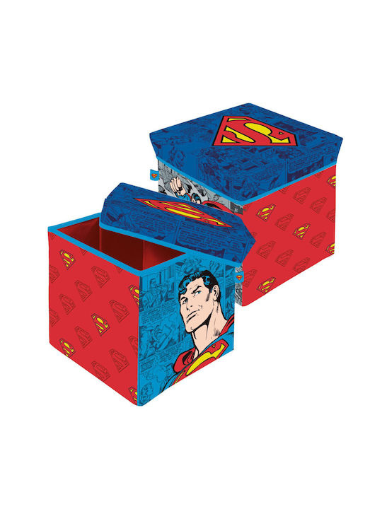 Superman Kinder Aufbewahrungsbox aus Stoff 30x30x30cm 1Stück