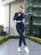 Женски легинси Високоталирани Dark Blue