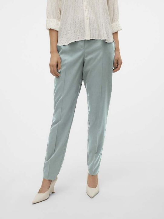 Vero Moda Nila Damen Stoff Hose Grün