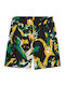 Men's Athletic Shorts Black - Green