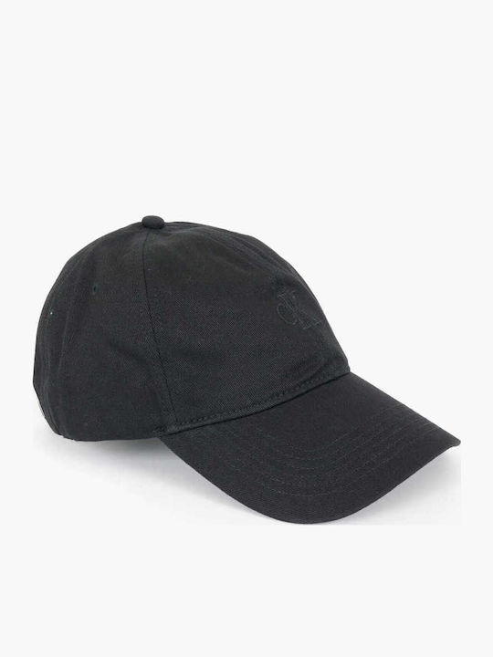 Men's Panel Caps Black Cotton Calvin Klein