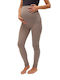 Maternity Leggings Beige Grey 20011082 Mamalicious